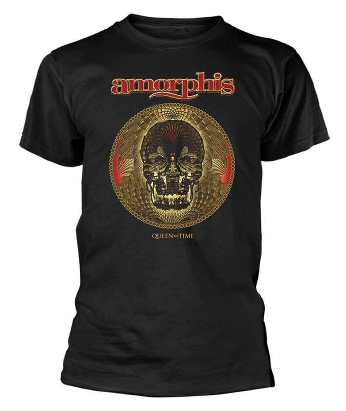 Amorphis 'Queen Of Time' (Black) T-Shirt