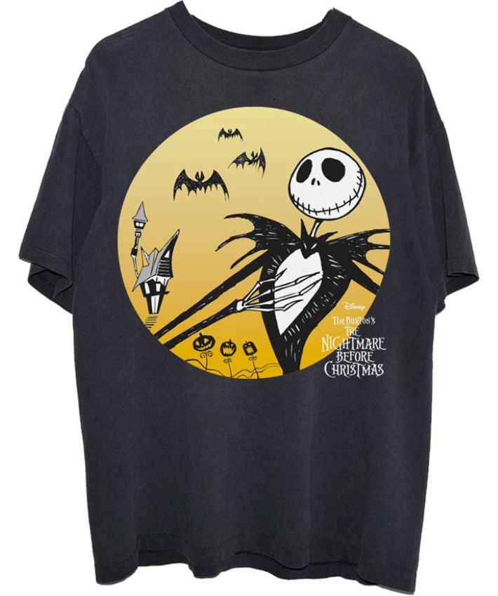 The Nightmare Before Christmas 'Sunset Jack' (Black) T-Shirt