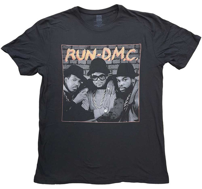 Run DMC 'B&W Photo' (Black) T-Shirt