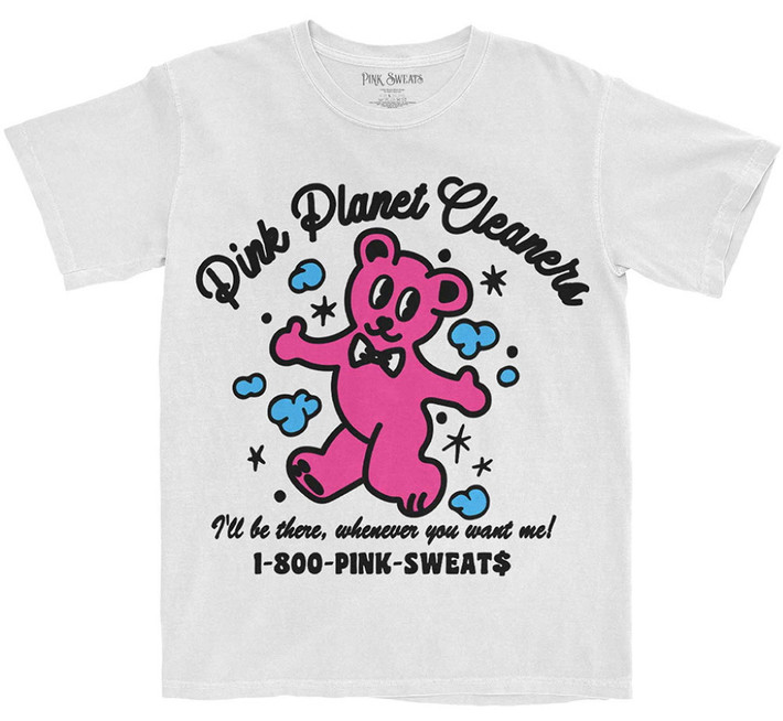 Pink Sweat$ 'Pink Cleaners' (White) T-Shirt