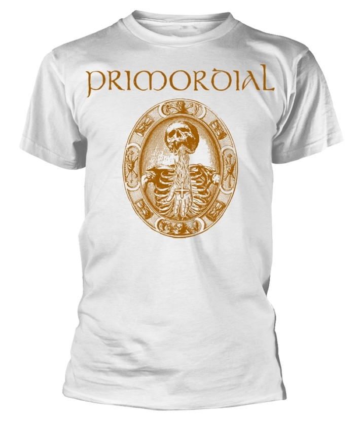 Primordial 'Redemption At The Puritans Hand' (White) T-Shirt