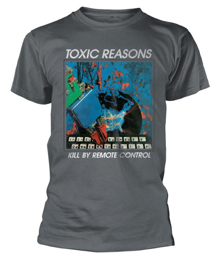 Toxic Reasons 'Kill By Remote Control' (Grey) T-Shirt