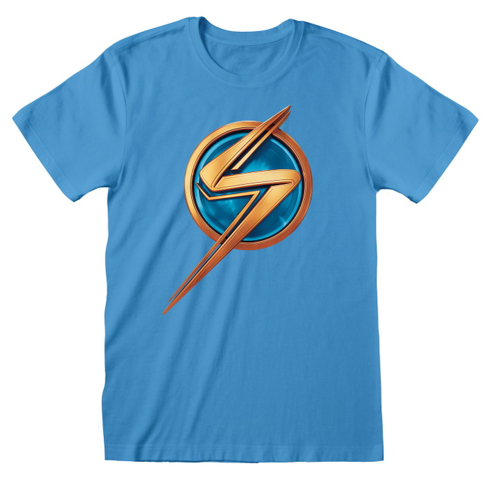 Marvel Ms Marvel 'Symbol' (Blue) T-Shirt