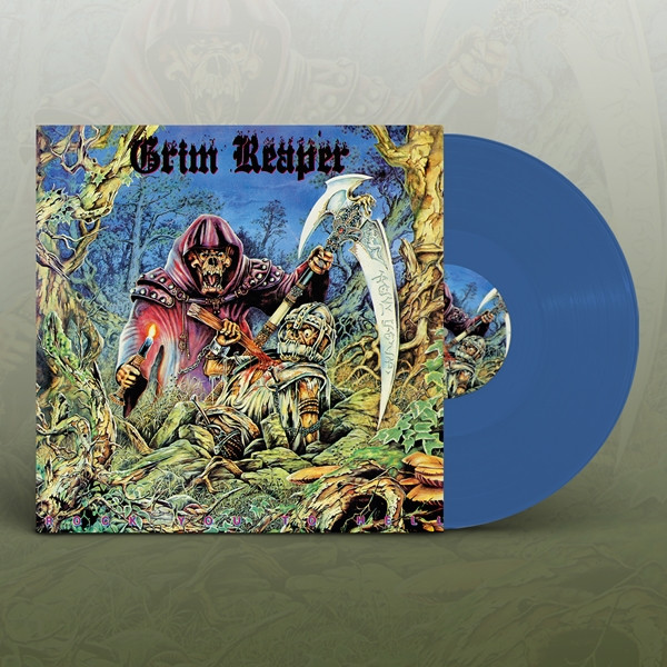 Grim Reaper 'Rock You To Hell' LP Gatefold Blue Vinyl