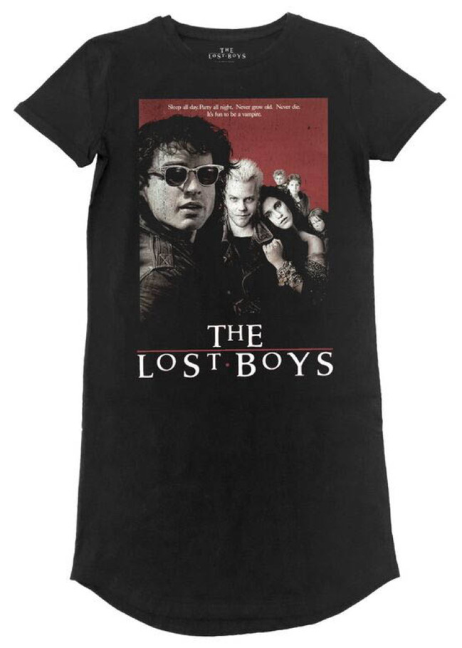 The Lost Boys 'Poster' (Black) Womens T-Shirt Dress