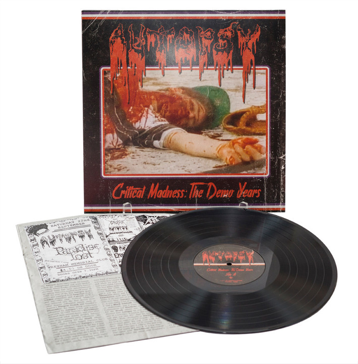Autopsy 'Critical Madness: The Demo Years' LP Black Vinyl