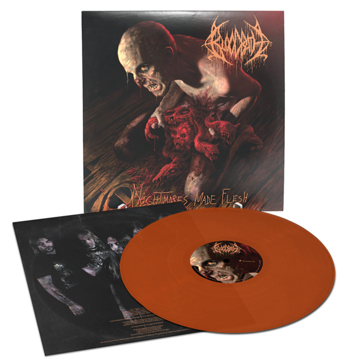 Bloodbath 'Nightmares Made Flesh' LP Orange Vinyl