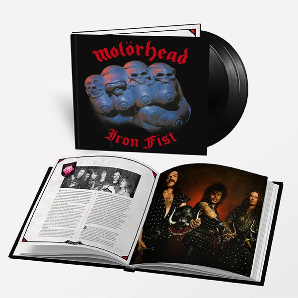 Motorhead 'Iron Fist' (40th Anniversary) 3LP Black Vinyl