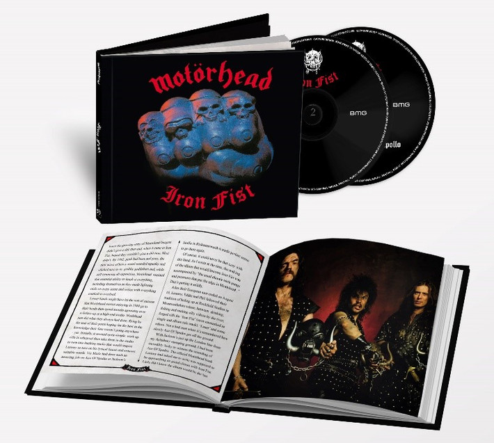 Motorhead 'Iron Fist' (40th Anniversary) 2CD Mediabook