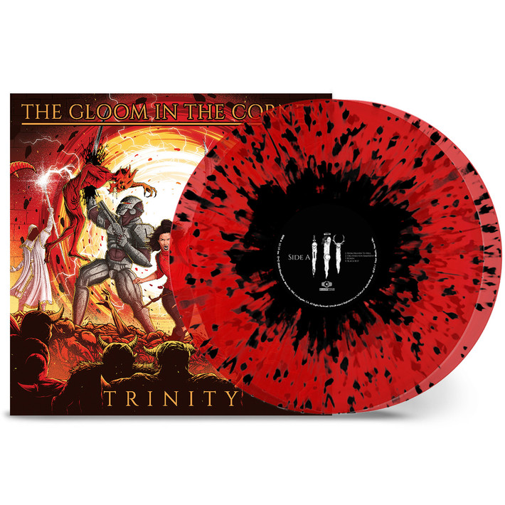The Gloom In The Corner 'Trinity' 2LP Transparent Red Black Splatter Vinyl