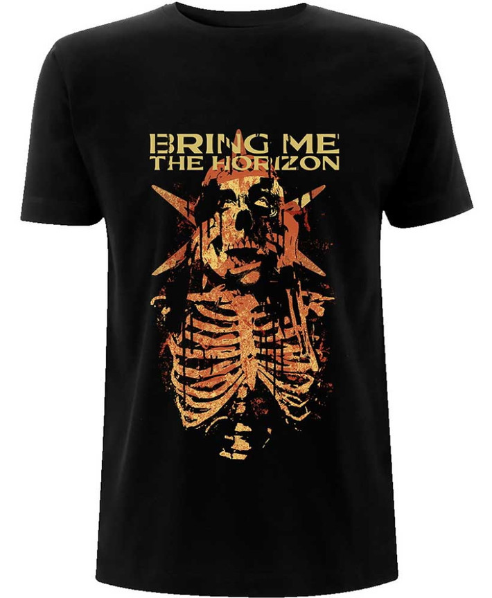 Bring Me The Horizon 'Skull Muss' (Black) T-Shirt