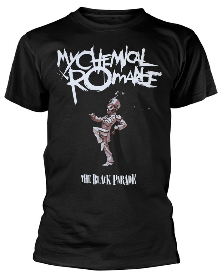My Chemical Romance 'The Black Parade Cover' (Black) T-Shirt (Plus Sizing)