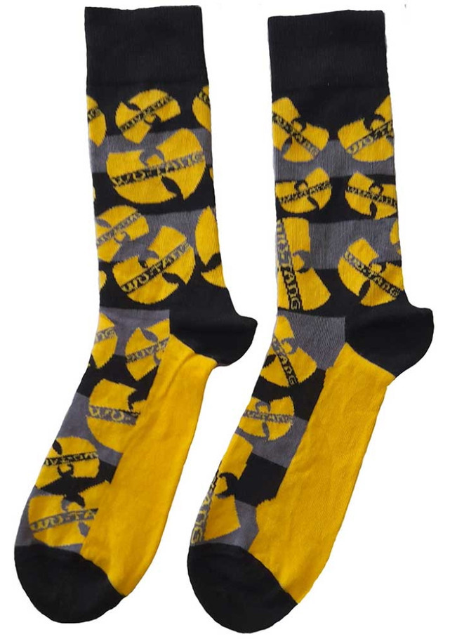 Wu-Tang Clan 'Logos' (Multicoloured) Socks (One Size = UK 7-11)