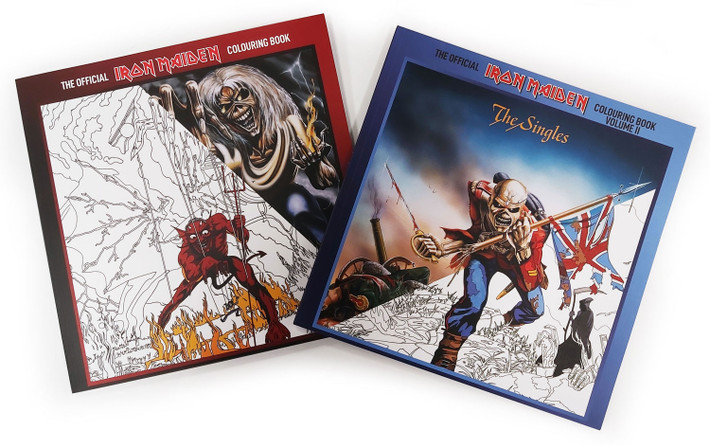 The Official Iron Maiden Colouring Books Double Bundle