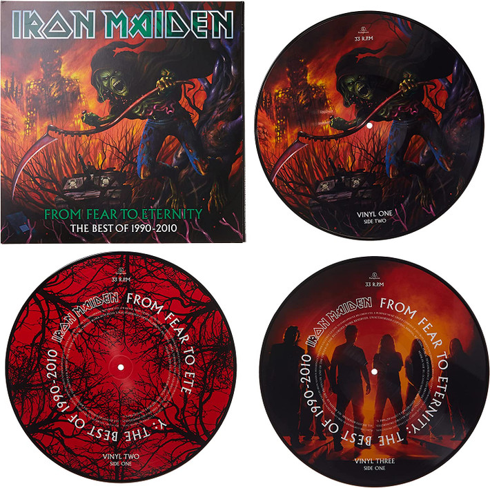 欧3LP Iron Maiden From Fear To Eternity - The Best Of 1990-2010 5099902736518 Parlophone /00920 From Fear To Eternity: The Best Of 1990-2010: Iron Maiden