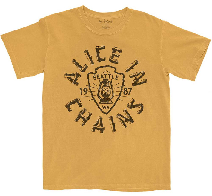 Alice In Chains 'Lantern' (Yellow) T-Shirt
