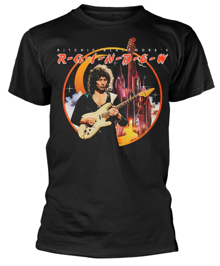 Rainbow 'Ritchie Blackmore Photo' (Black) T-Shirt