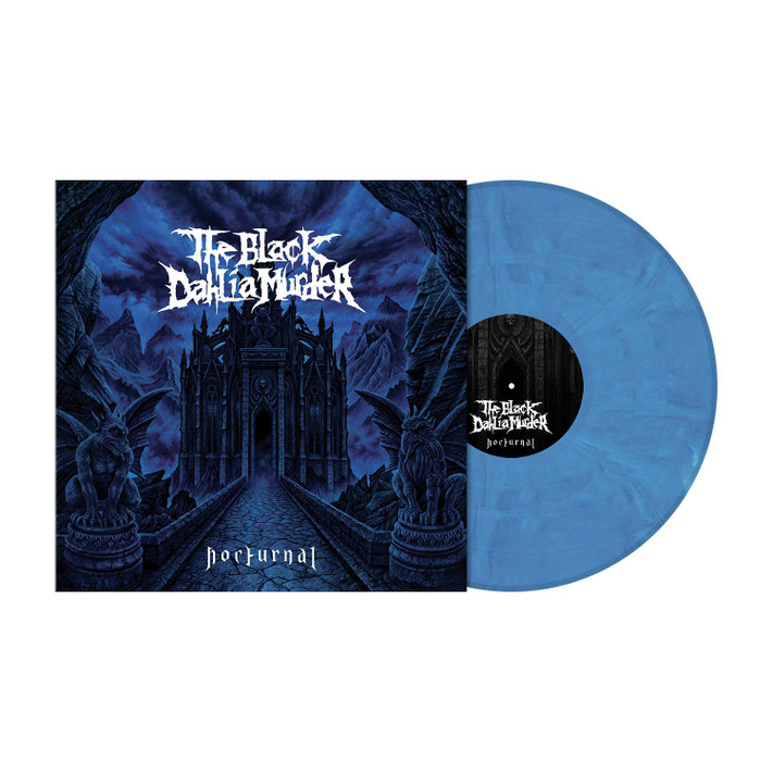 The Black Dahlia Murder 'Nocturnal' LP Blue White Marbled Vinyl