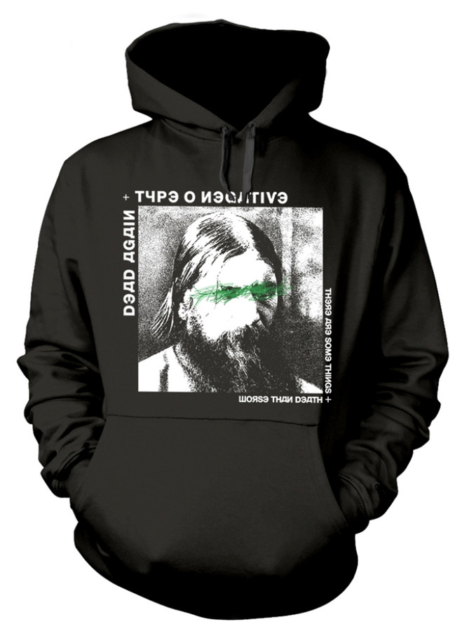 Type O Negative 'Worse Than Death' (Black) Pull Over Hoodie