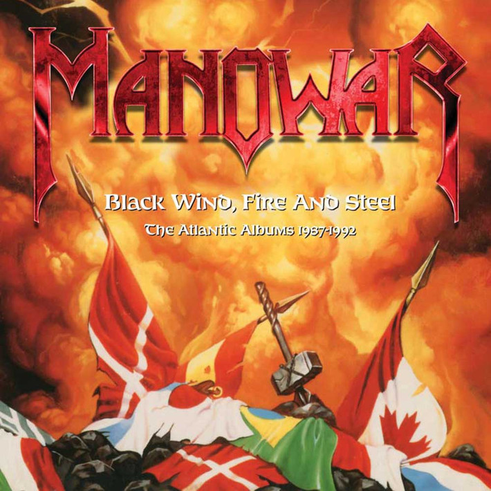 Manowar 'Black Wind, Fire And Steel - The Atlantic Albums 1987 - 1992' 3CD Box Set