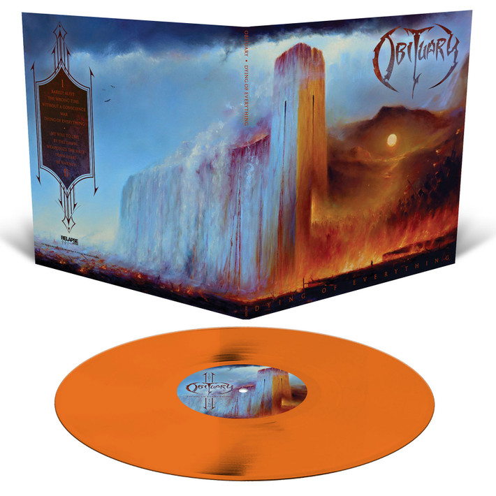 Obituary 'Dying Of Everything' LP Orange Krush Vinyl