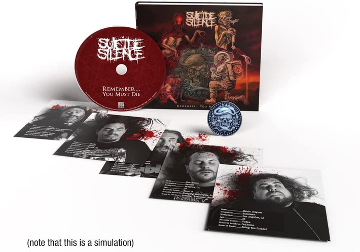 Suicide Silence 'Remember... You Must Die' CD Deluxe Digipack + Coin