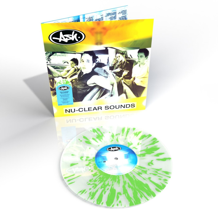 Ash 'Nu-Clear Sounds (2023 Remaster) Clear & Nu-Clear Green Splatter Colour Vinyl