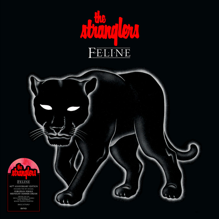 The Stranglers 'Feline' LP Deluxe Red & Translucent Marble Vinyl