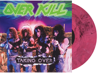 Overkill 'Taking Over' LP Pink Black Marble Vinyl