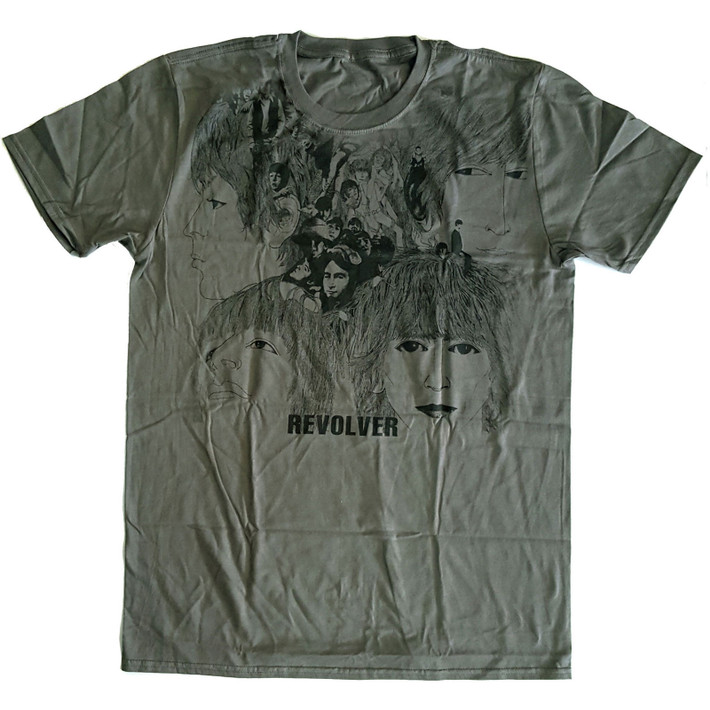 The Beatles 'Revolver' (Grey) T-Shirt