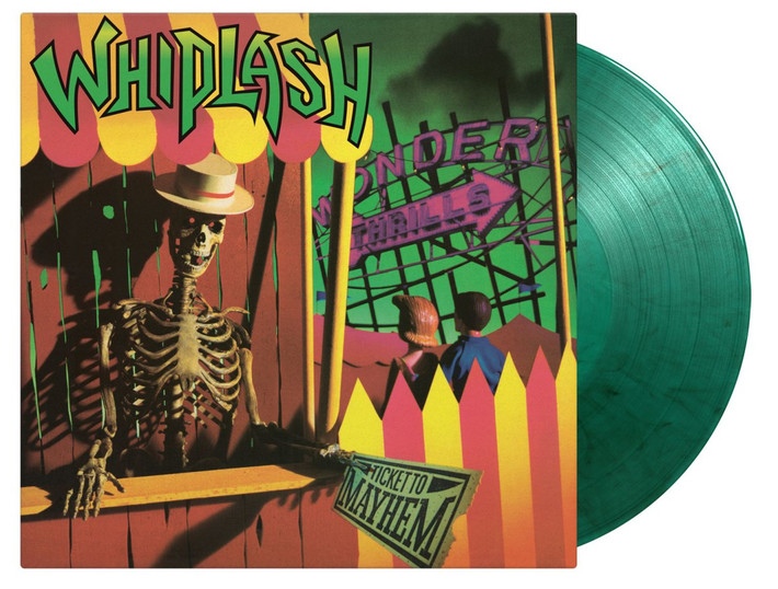 Whiplash 'Ticket To Mayhem' LP Swamp Green Vinyl