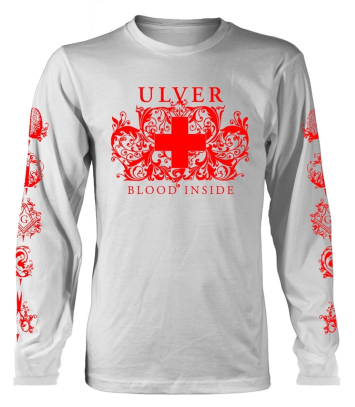 Ulver 'Blood Inside' (White) Long Sleeve Shirt