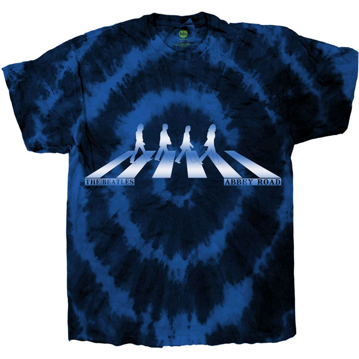 The Beatles 'Abbey Road Crossing Gradient' (Dip-Dye) T-Shirt