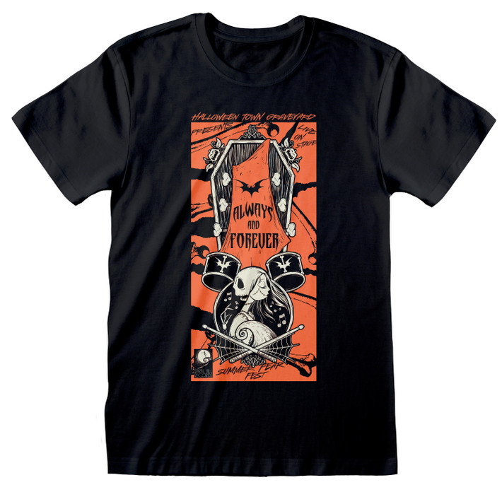 The Nightmare Before Christmas 'Always And Forever' (Black) T-Shirt