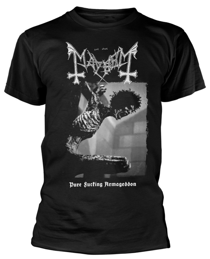 Mayhem 'Pure F*cking Armageddon' (Black) T-Shirt