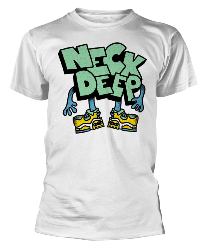 Neck Deep 'Text Guy' (White) T-Shirt