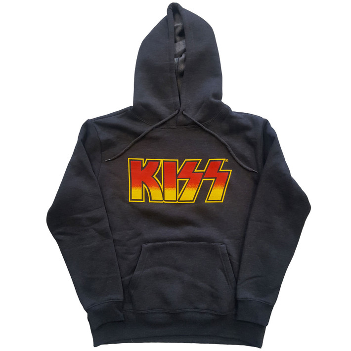 Kiss 'Classic Logo' (Black) Pullover Hoodie