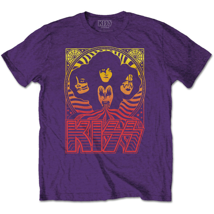 Kiss 'Gradient' (Purple) T-Shirt