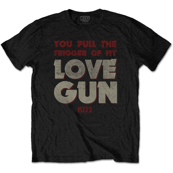Kiss 'Pull The Trigger' (Black) T-Shirt