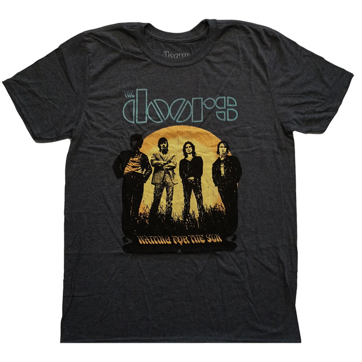 The Doors 'Waiting For The Sun' (Grey) T-Shirt