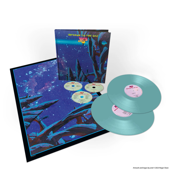 Yes 'Mirror To The Sky' 2LP 180g Electric Blue Vinyl /2CD + Blu-Ray Deluxe Edition