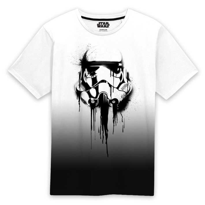 Star Wars 'Stormtrooper Ink' (Dip-Dye) T-Shirt