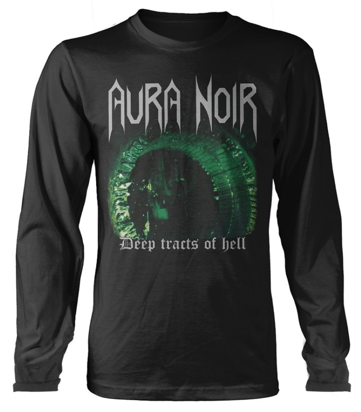 Aura Noir 'Deep Tracts Of Hell' (Black) Long Sleeve Shirt