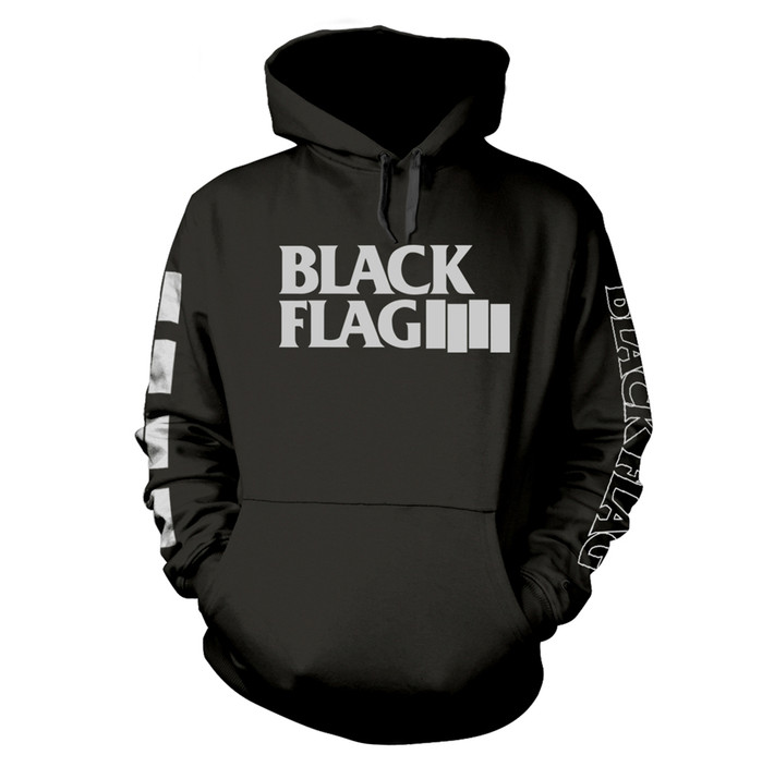 Black Flag 'Logo' (Black) Pull Over Hoodie