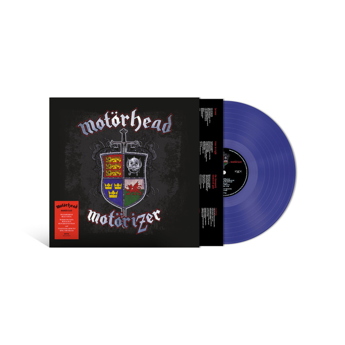 Motorhead 'Motorizer' LP Transparent Blue Vinyl