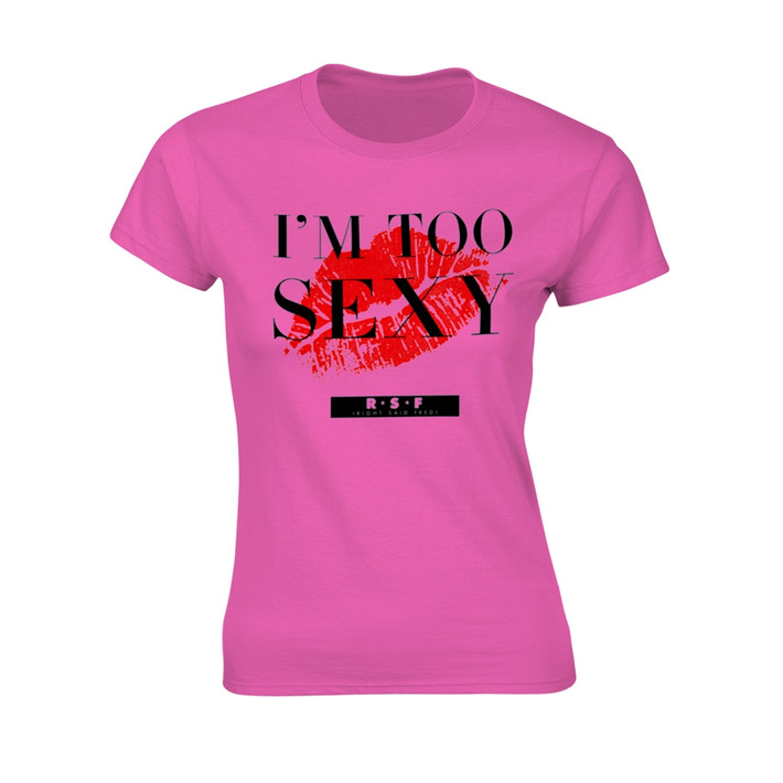 Right Said Fred 'I'm Too Sexy' (Pink) Womens Fitted T-Shirt