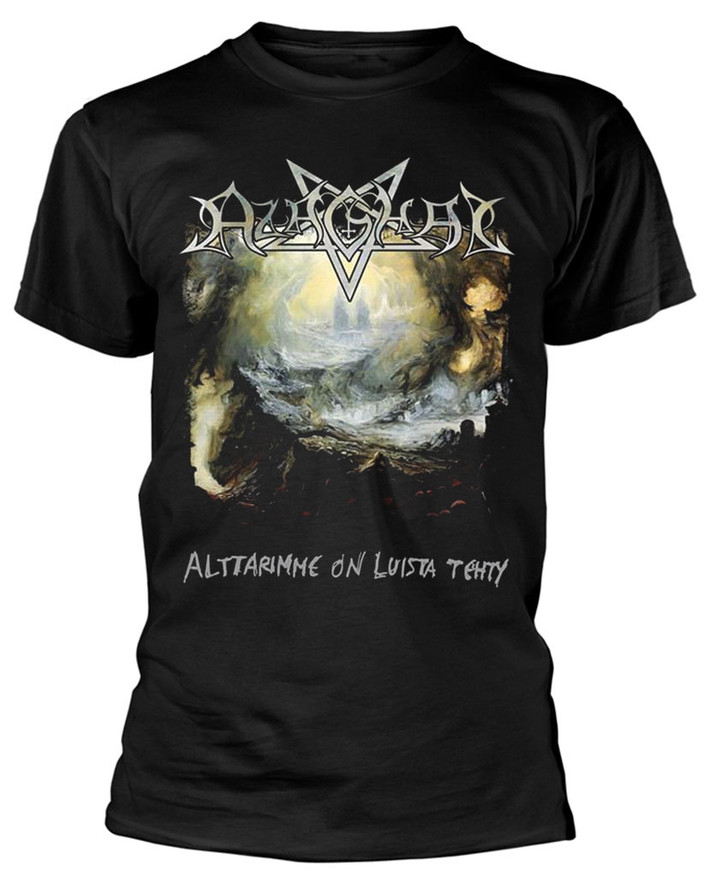 Azaghal 'Alttarimme On Luista Tehy Album' (Black) T-Shirt Front