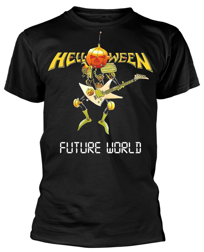 Helloween 'Future World' (Black) T-Shirt | Eyesore Merch