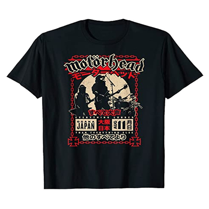 Motorhead 'Loud In Osaka' (Black) T-Shirt