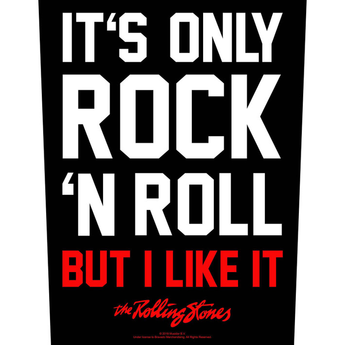 The Rolling Stones 'It's Only Rock N' Roll' Back Patch
